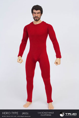 Spandex Hero Type Homme (Rouge)