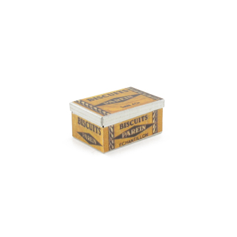 Boîte rectangulaire en métal décorée (Type D)