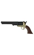Revolver type Colt cap & ball en métal (style 1851 Navy / 1860 Army)