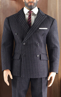Set costume Gentlemen à rayures (Gris)