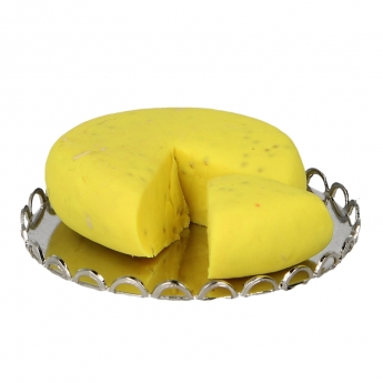 Fromage suisse avec plateau en métal (Jaune)